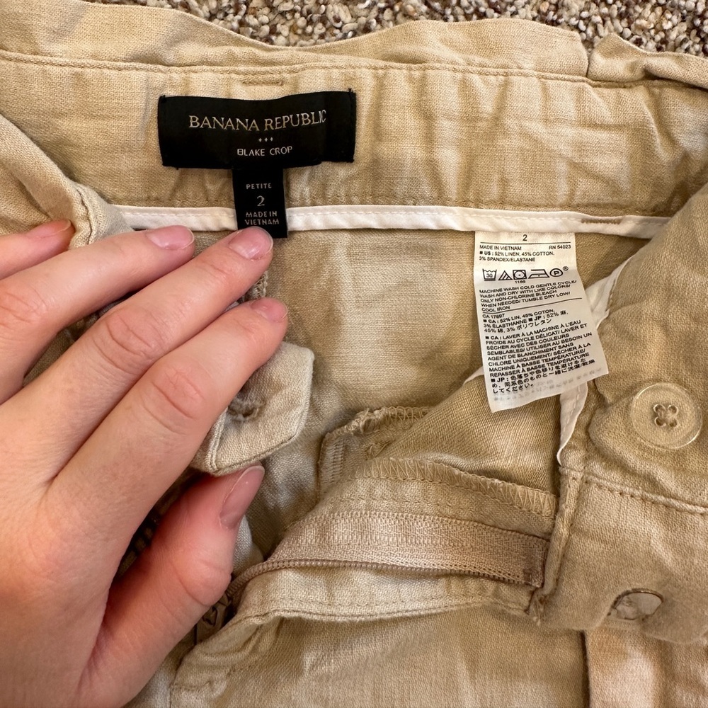 Banana Republic Blake Crop Pants - Picture 3 of 4